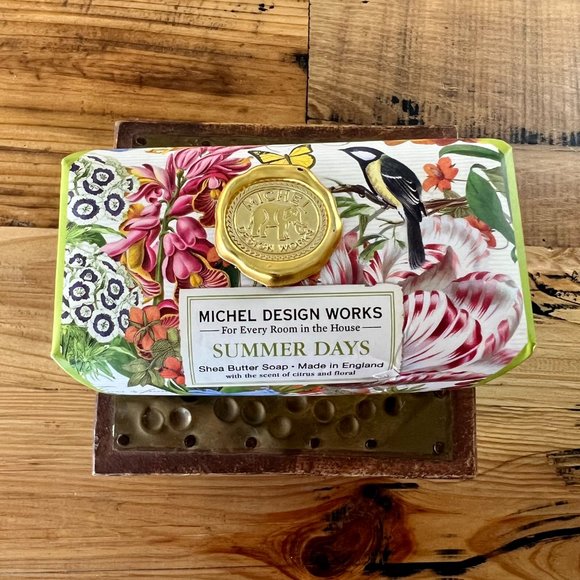 Michel Design Works Other - Summer Days Large Bath Soap Bar - Michel Design Works - Shea Butter
